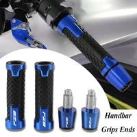 22mm motorcycle accessories handlebar grips for yamaha fz8 2010 2011 2012 2013 2014 2015 2016 2017 2018 handle bar cap end plugs