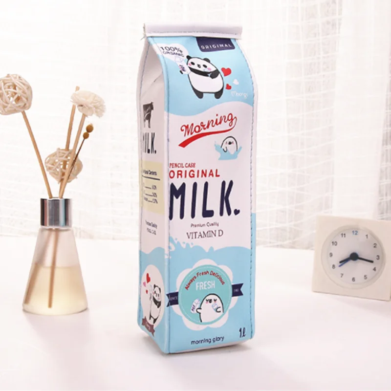 Чехол для карандашей кожаный милый в Корейском стиле | Канцтовары офиса и дома