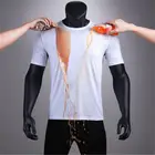 Быстросохнущая короткая водостойкая Мужская футболка с защитой от грязи, креативная гидрофобная дышащая мужская футболка с защитой от загрязнений