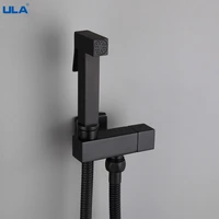 ula bidet faucet brass shower tap washer single cold water crane square sprayer head tap toilet hygienic shower