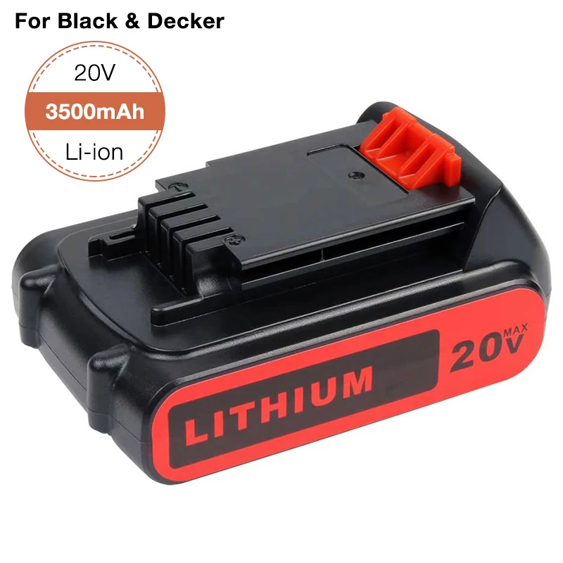 

20V/18V 3.5Ah Li-ion LBXR20 Replacement Battery for Black Decker BL2018 LBXR20 LBXR2020-OPE LB20 LBX20 GKC1825L GTC1850L20