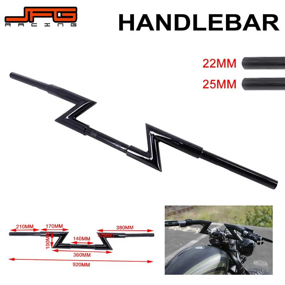 

Motorcycle 25mm 22MM Retro Handlebar Drag Handle Hand Z Bar For Harley BMW HONDA YAMAHA SUZUKI KAWASAKI Sportster Cafe Racer
