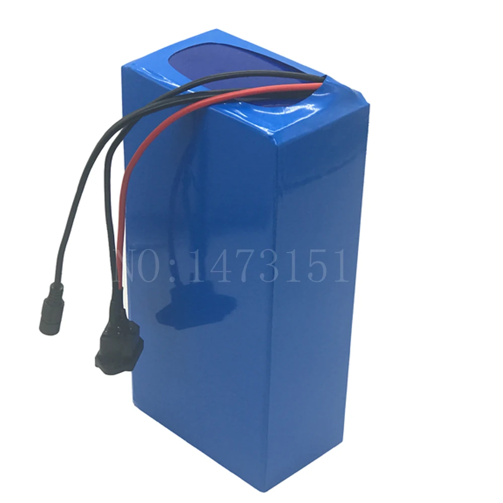 Литий ионный аккумулятор 48 В 1000 Вт 10 Ач с зарядным устройством 54 6 в 2 А|battery