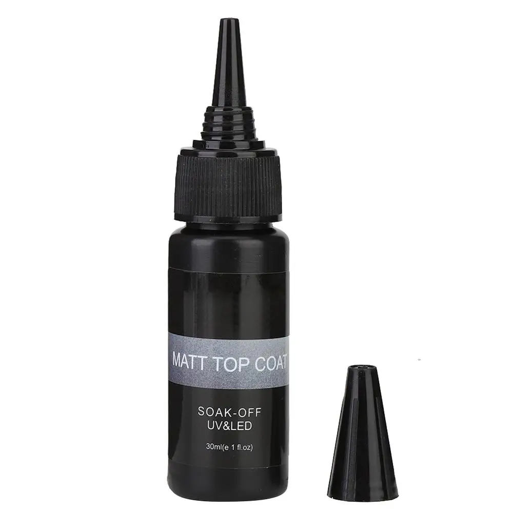 30ml прозрачный матовый верхний слой стойкий гель для ногтей ногти с uv-фильтром