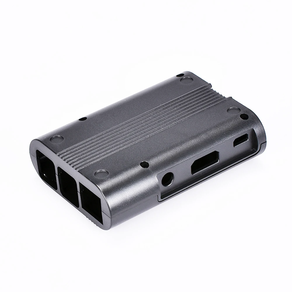 Raspberry Pi3 корпус коробка черная полоса Круглая Коробка ABS пластик официальный