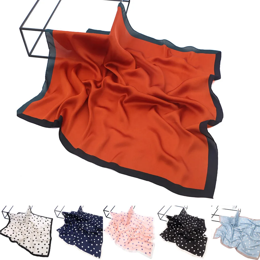 Шарф 2020 Весна Зима Новый женский модный декоративный квадратный шарф с принтом