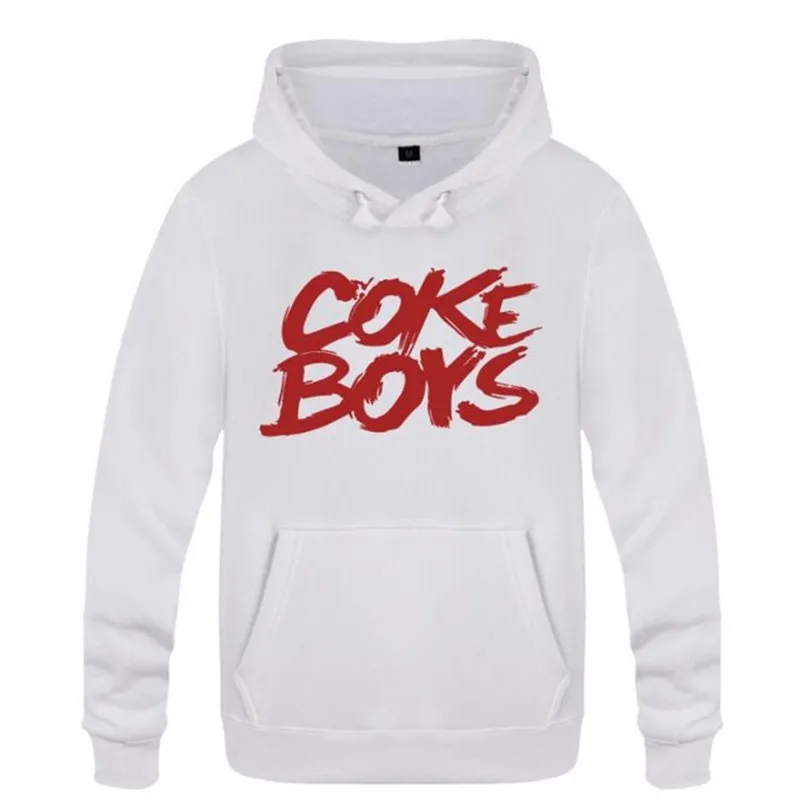 

Hoodie Men Rock Hip Hop Coke Boys Letter Mens Hoodies Winter Fleece Long Sleeve Sweatshirts Skate Pullover Moleton Masculino Hot