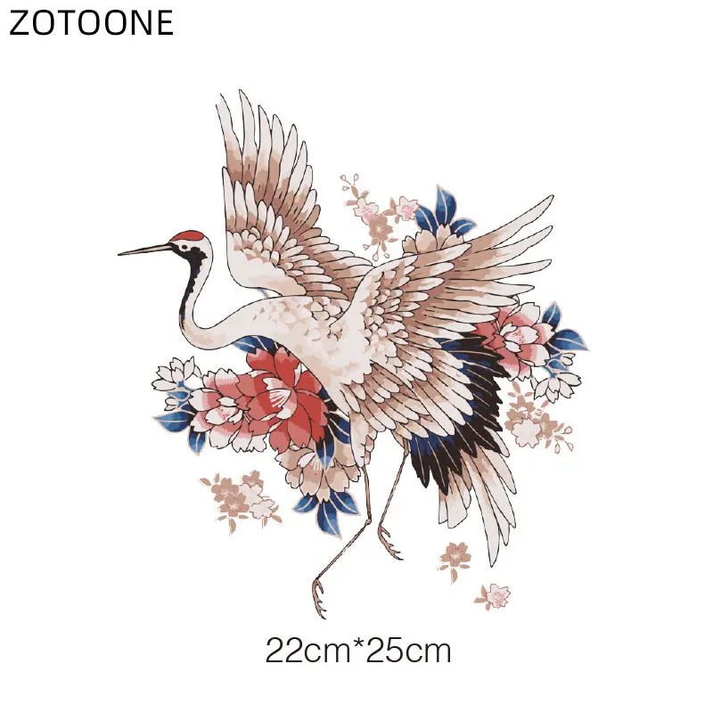 ZOTOONE в винтажном стиле кран патчи для одежды гладить на передачи тепла аппликация