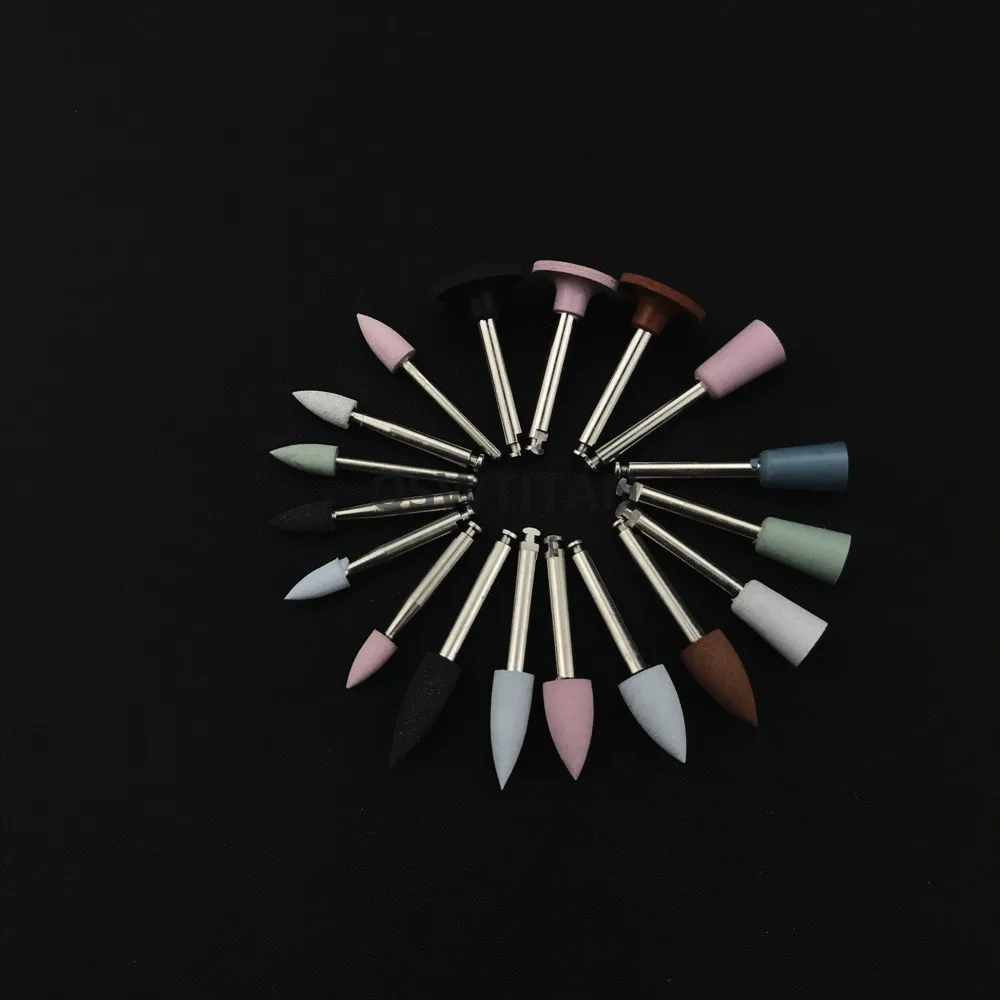 2 35 мм зубная лаборатория Алмазные Боры чашки защелка Тип ассорти силиконовый