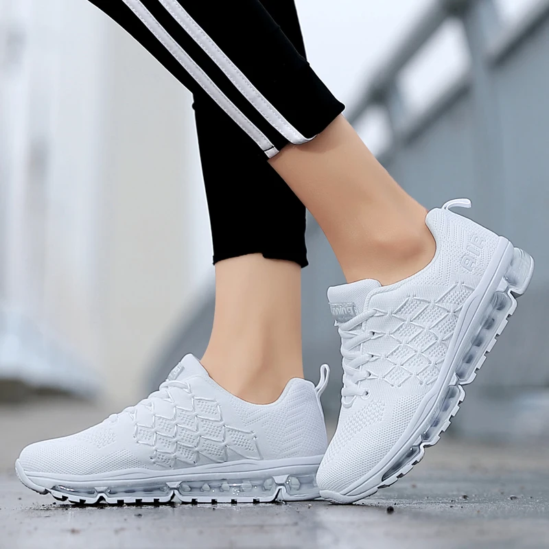 Кроссовки женские из сетчатого материала дышащие спортивные с воздушной