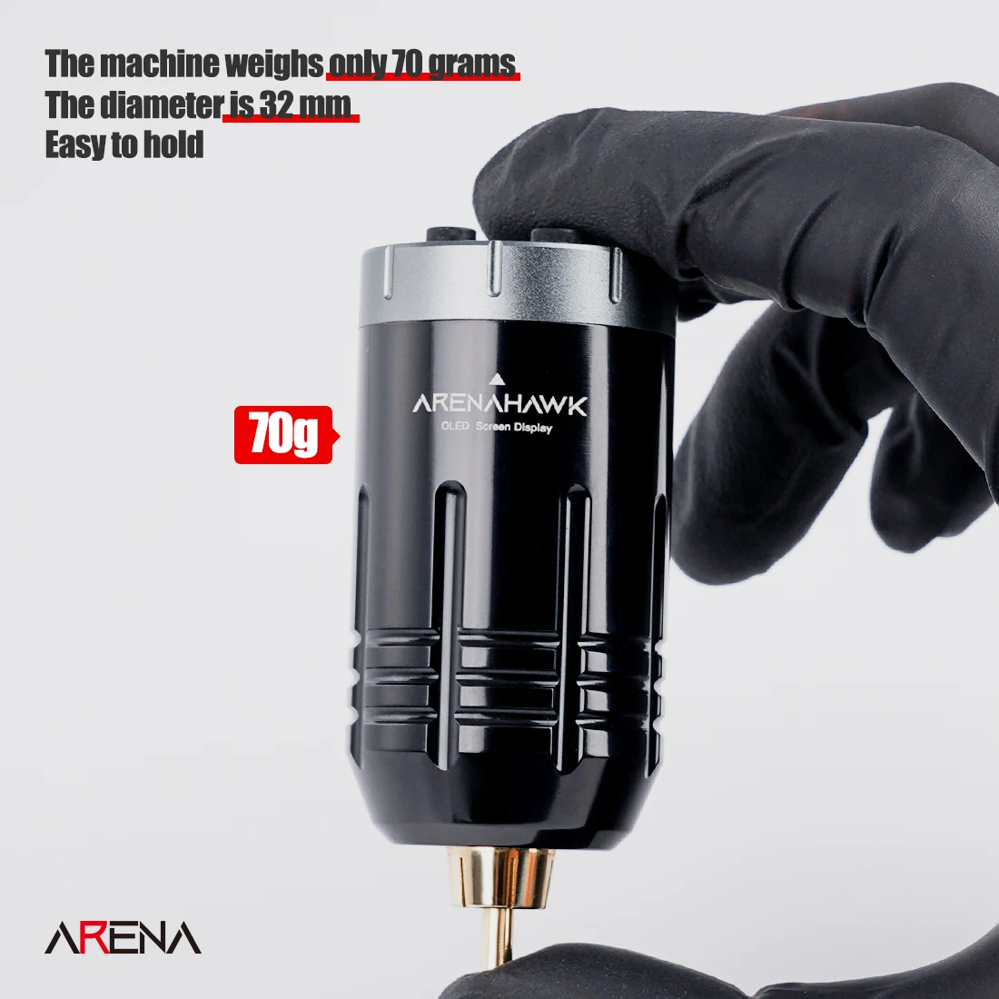 Мини аккумулятор беспроводной аккумуляторный для тату машинки с ЖК