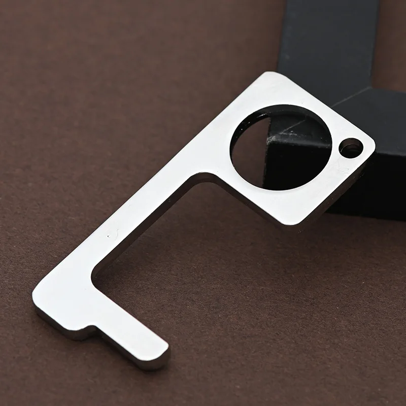 Гигиенический ручной Антибактериальный металлический Открыватель для двери EDC