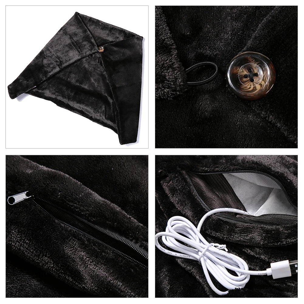 Зимнее домашнее офисное USB Отопление шаль плечо электрическое подогреваемое
