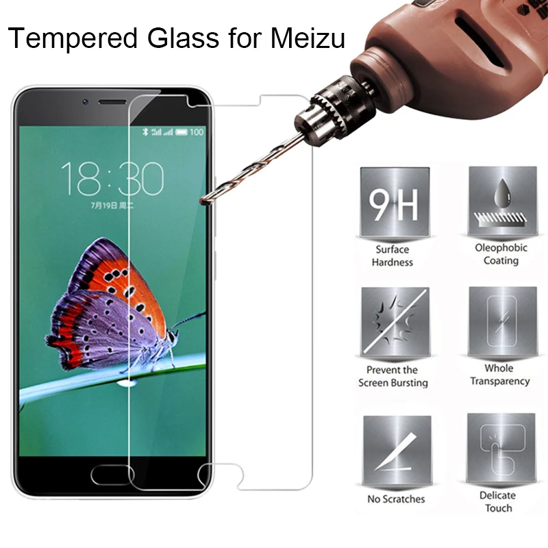 Защитная пленка для смартфона 2 шт. закаленное стекло Meizu M2 M3 M5 M6 Note M6T M6S M3S M5S