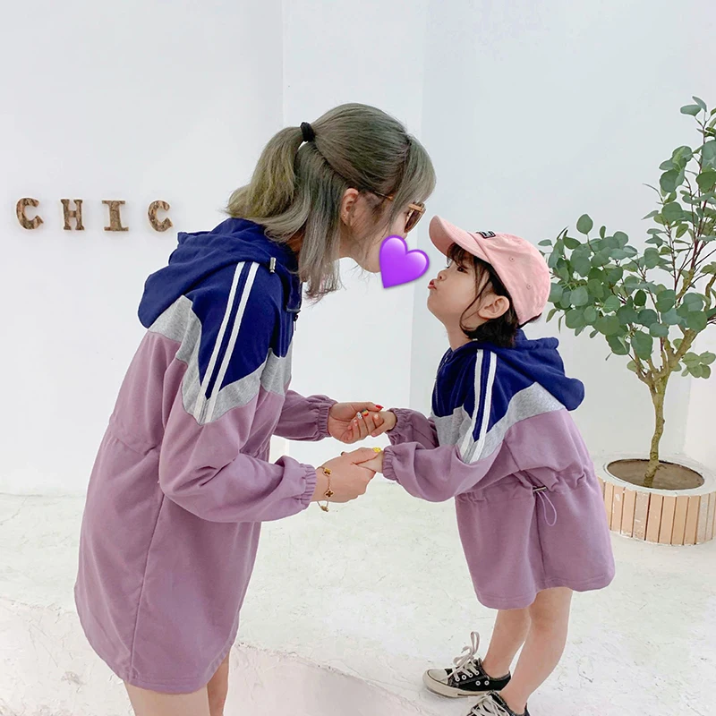 Летние и осенние футболки уличная мода одежда для мамы дочки хлопковые толстовки
