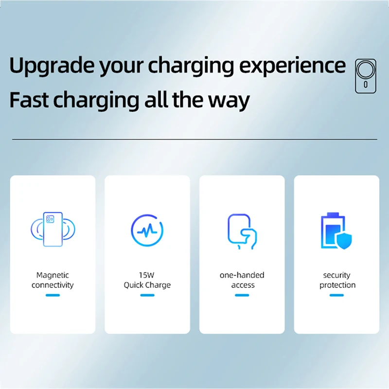 

Magnetic Wireless Car Charger Mount for Mobile Phone Fast Charging Wireless Charger Car Phone Holder FOU99