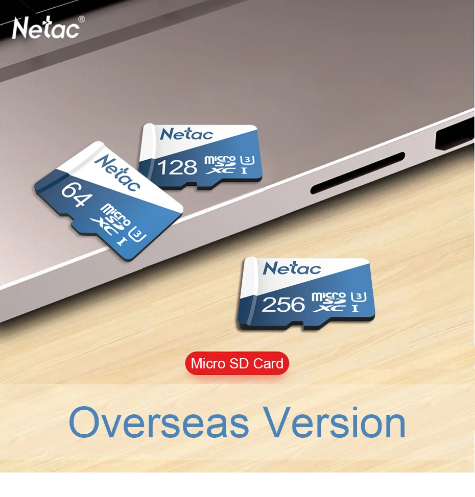 Netac Micro SD карта, 32 ГБ, 64 ГБ, 128 ГБ 256 UHS-1 слот для карт памяти 16 GB 32 GB 64 128 256 ГБ видео в формате 4 K U3 V30 Flash SDCard(TF) класса 10