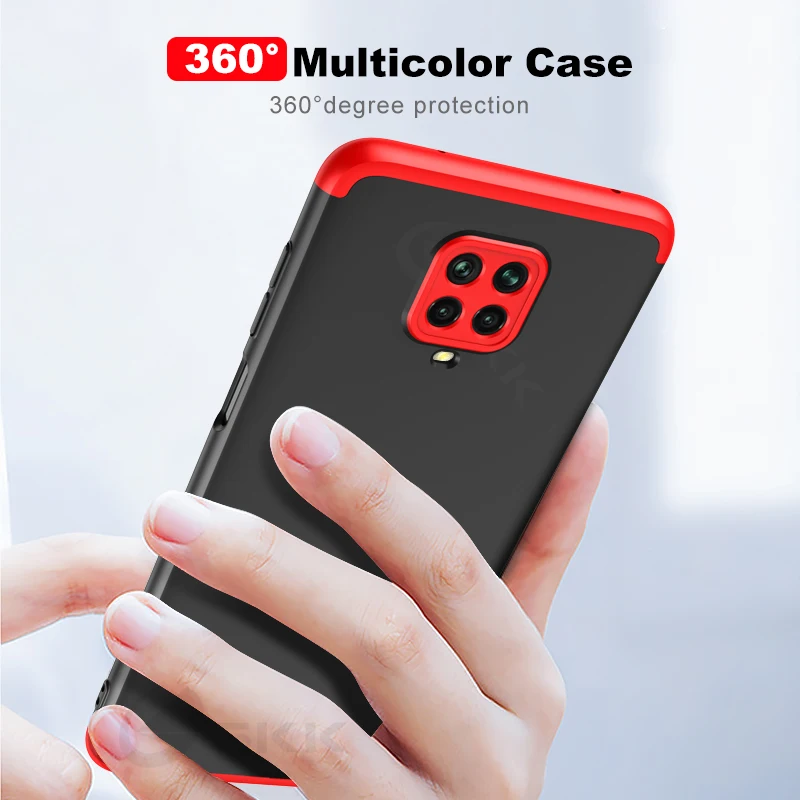 Оригинальный чехол GKK для Xiaomi Redmi Note 8 9 Pro Max 9S полная защита жесткий матовый