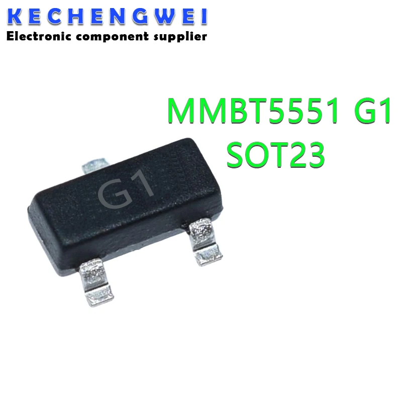 

100PCS 2N5551 SOT23 MMBT5551 G1 SOT23-3 SMD transistor New original