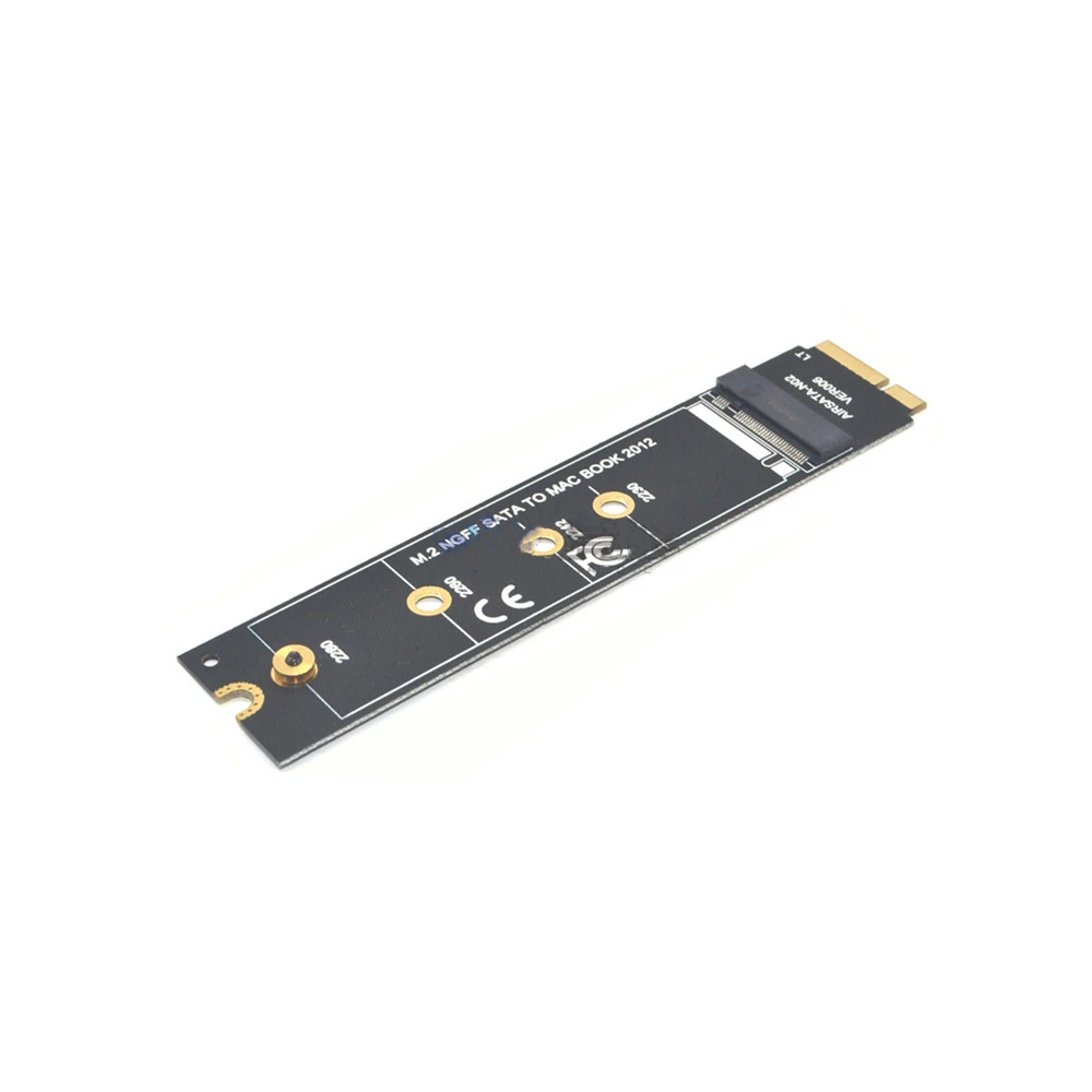 M.2 NGFF SATA SSD конвертер адаптер карты для 2012 MacBook Air A1465 A1466|Компьютерные кабели и