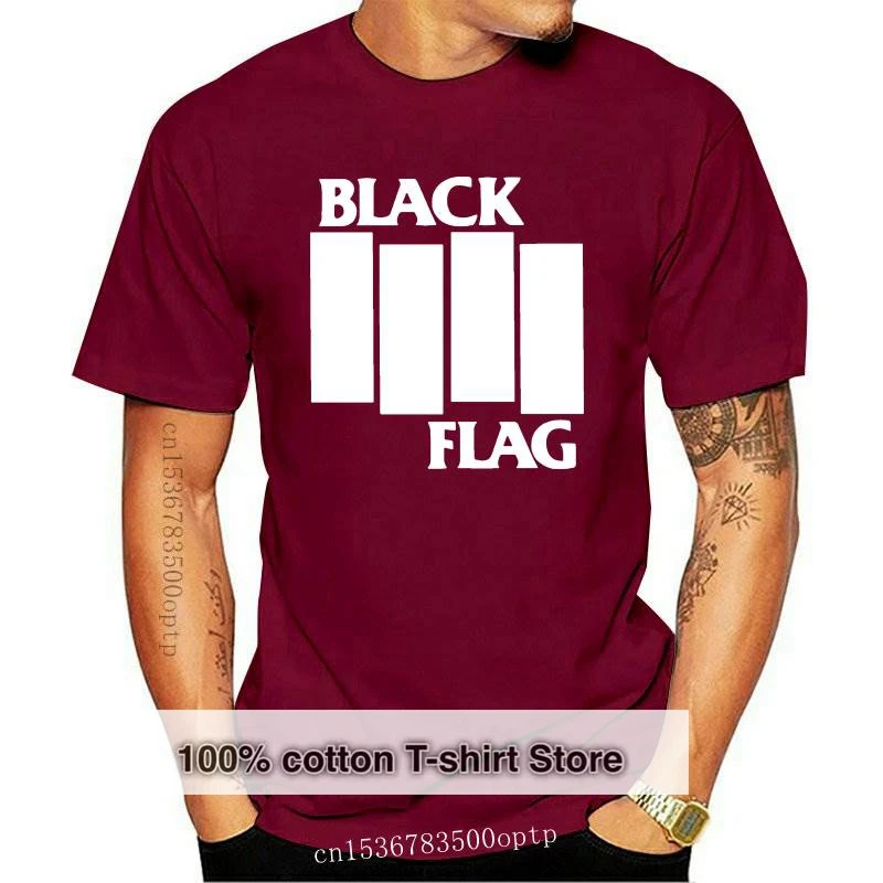 

New BLACK FLAG Rock Band summer T-Shirt hip hop men t shirt 100% Cotton Short Sleeve Round Neck tee 2021 street wear men clothes