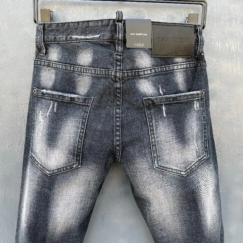 2021 men clothing  classic,Authentic DSQUARED2,Retro,Italian brand ,Women/Men Jeans,locomotive,Jogging jeans,DSQ053
