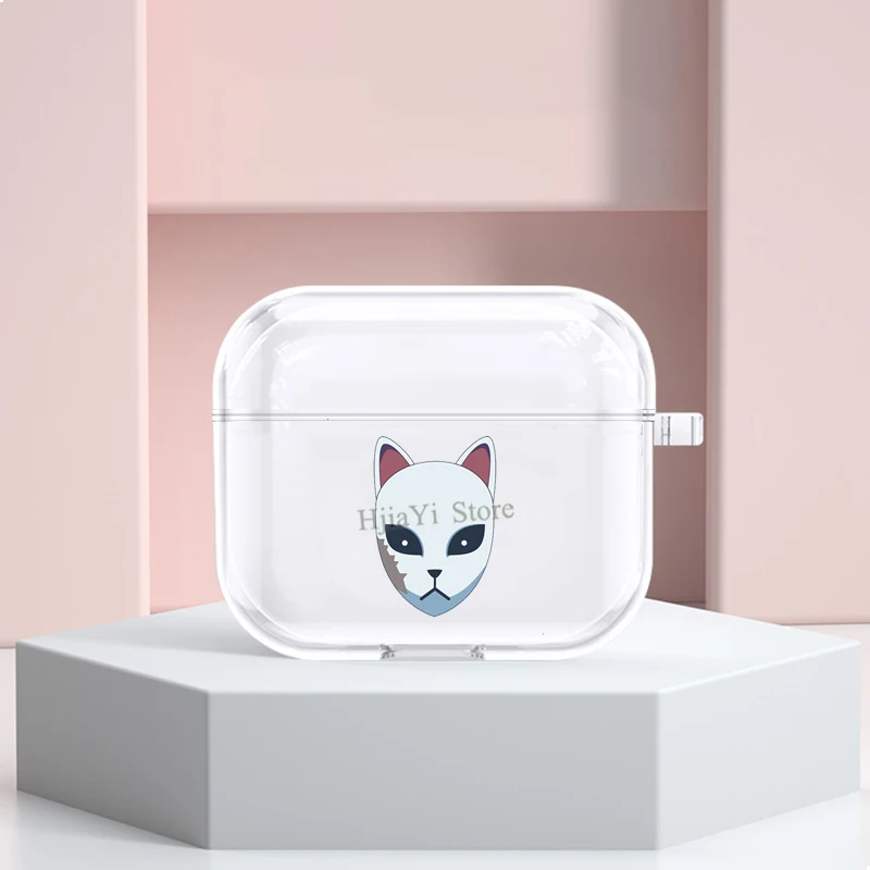 

Чехол-маска для Apple Airpods 3, с изображением рассекающего демонов