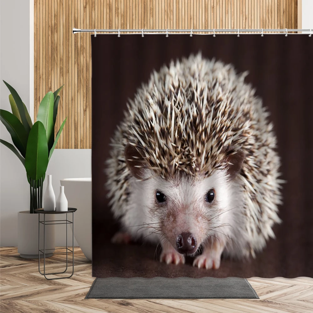 

Занавеска для ванной, с милым питомцем, декоративная, с крючком
