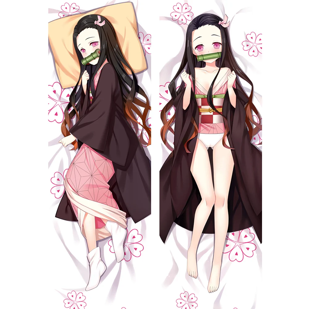 Аниме Демон Истребительница Kimetsu без Yaiba персонажей камадо Nezuko Dakimakura Hug
