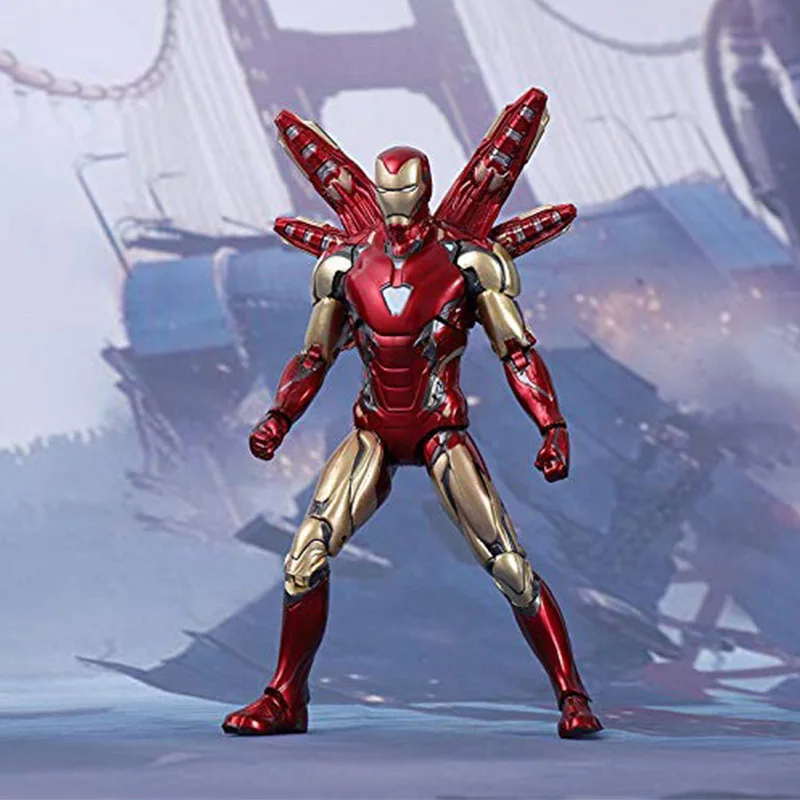 7 дюймов Marvel Мстители Железный человек MK85 Коллекция Фигурки ПВХ модель куклы