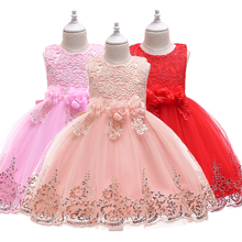 Vestidos Vestido de princesa de encaje para niña...