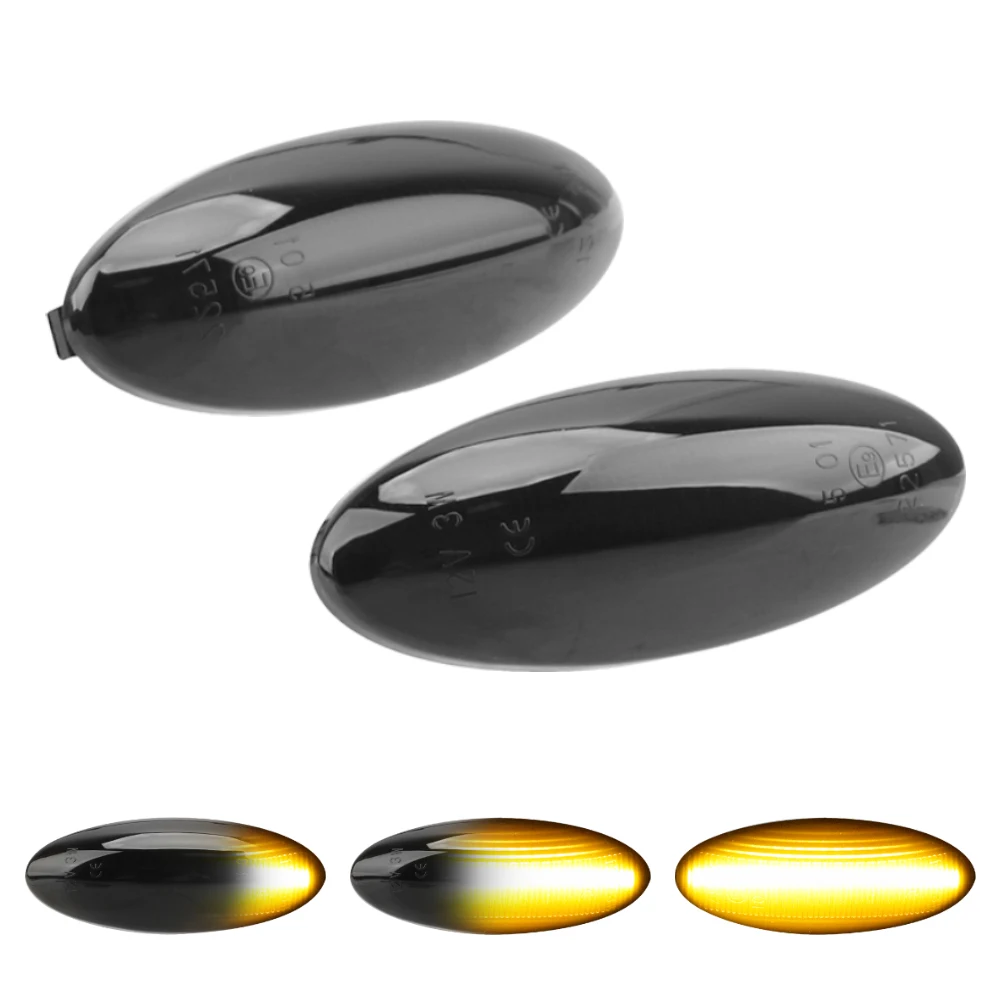 

Signal Lamp LED Car Dynamic Side Marker For Toyota Yaris COROLLA Auris Mk1 E15 RAV4 Mk3 Turn Signal Light Blinker Light A Pair