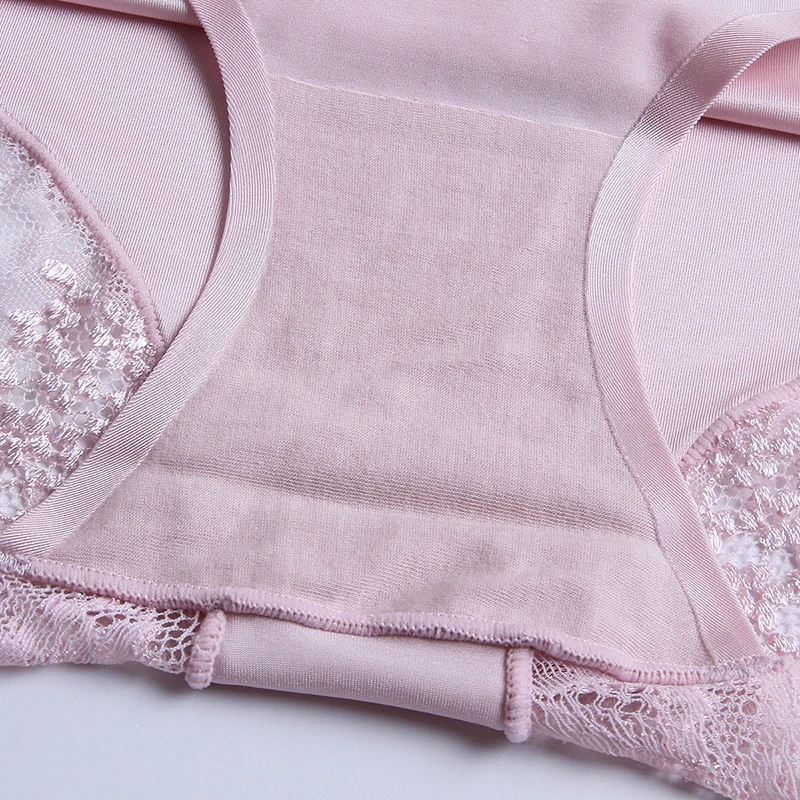 Трусы женские кружевные бесшовные 3 шт./лот нейлон шелк | Женская одежда