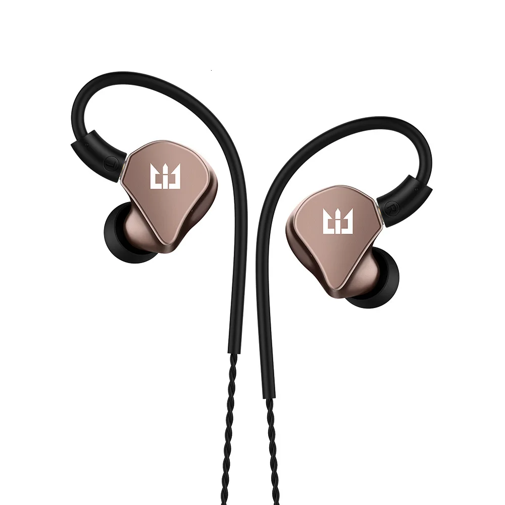 TRI I4 1BA+ 1DD гибридные наушники в ухо для бега спортивные технологии HIFI ушные вкладыши с 3,5 мм MMCX