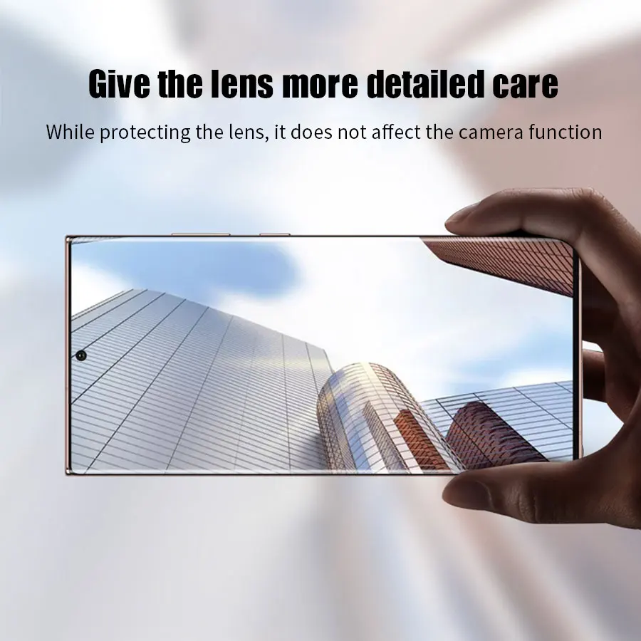 

Original Color Camera Lens Tempered Glass + Metal Ring Case for Samsung Galaxy Note 20 Ultra Cover Camera Lens Screen Protector