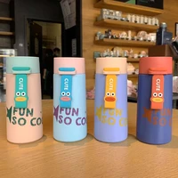 cartoon duck childrens cup stainless steel vacuum flask creative student gift cup cartoon thermos kids water bottle 180ml