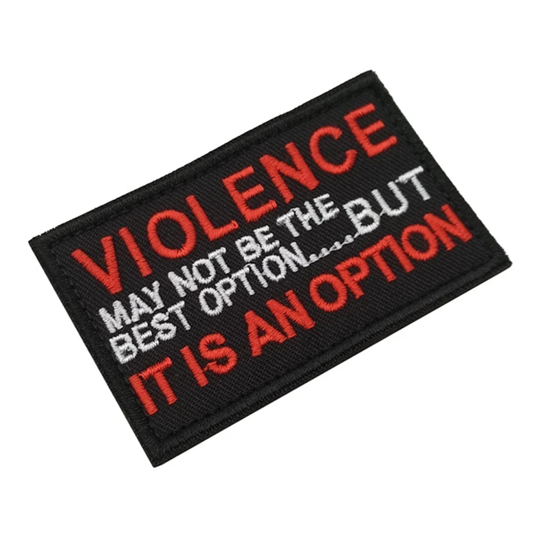 Стоп Кричащие вышивка патч вышитые патчи Военная Тактическая повязка на руку