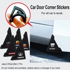 2 шт., наклейки на углы автомобильной двери для Toyota Rav4 2013 Corolla E120 E150 Camry 40 70