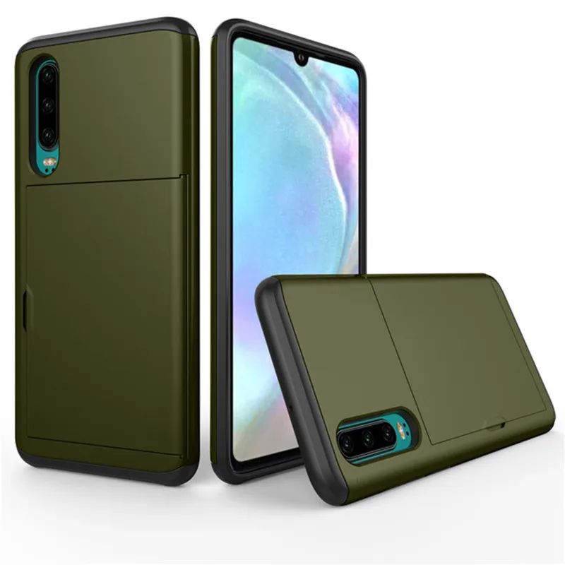Защитный чехол для huawei P30 Pro P30 чехол для huawei P30 чехол для huawei P30 P30Pro Funda Pgs - Цвет: Army Green