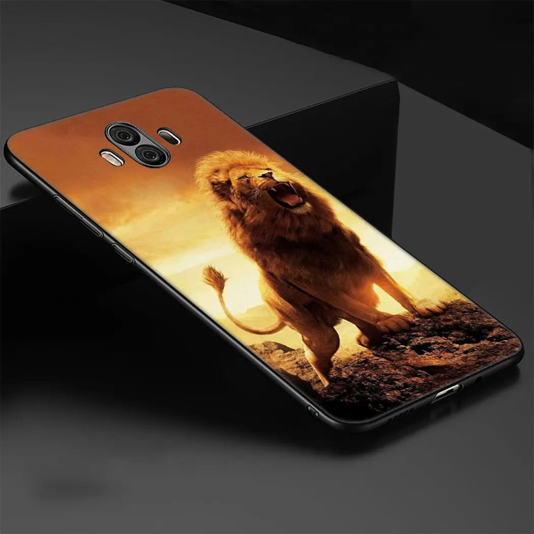 Мягкий чехол с животным волком тигром львом и для Huawei Y9 Prime Mate 10 20 30 Lite Pro Nova 5i 4 3i 3 2i 2