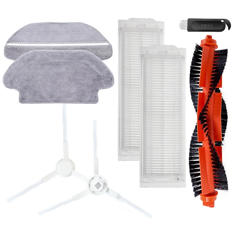 

Hepa Filter Roller Spin Brush Mop Cloth for Xiaomi Mijia LDS / STYJ02YM / for Conga 3490 Robot Vacuum Cleaner