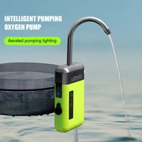 smart fishing oxygen pump sensor water led lighting fishing outdoor portable easy fishing carrying oxygenation air pump for leo