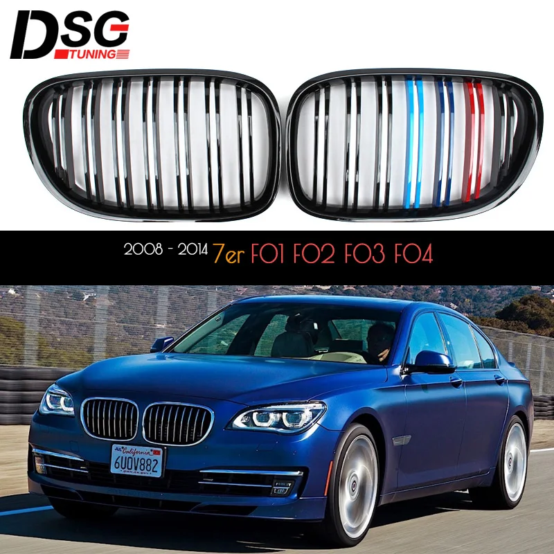 

Решетки переднего бампера F01, M Цвет, решетка для радиатора для BMW 7 серии, F01, F02, F03, F04 2010 - 2015