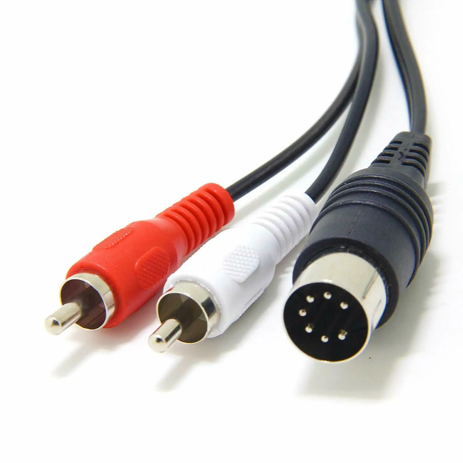 

0,5 м 7-Pin-код 7 контактный DIN штекер 2 Двойной RCA штекер аудио кабель-адаптер