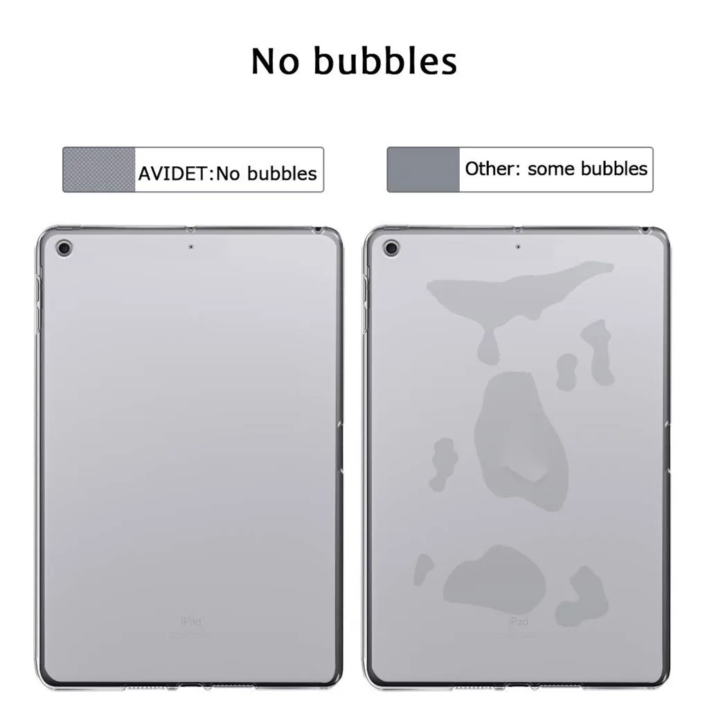 Чехол для IPad 2019 прозрачный Ультратонкий Мягкий чехол из искусственной кожи и