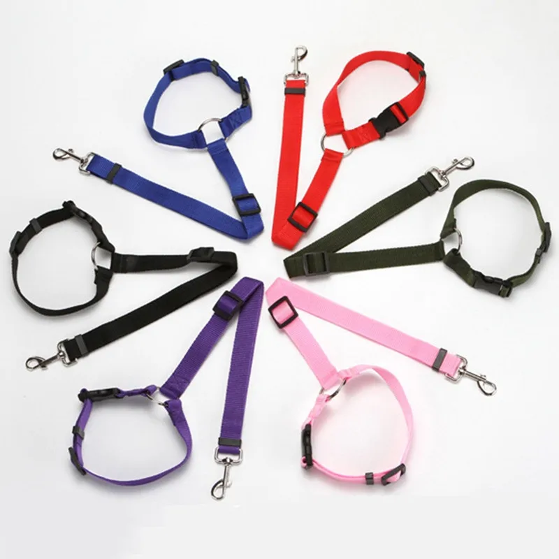 Universal Practical Dog Cat Pet Safety Belt Adjustable Car Seat Harness Leash Travel Clip Strap Lead Auto | Автомобили и