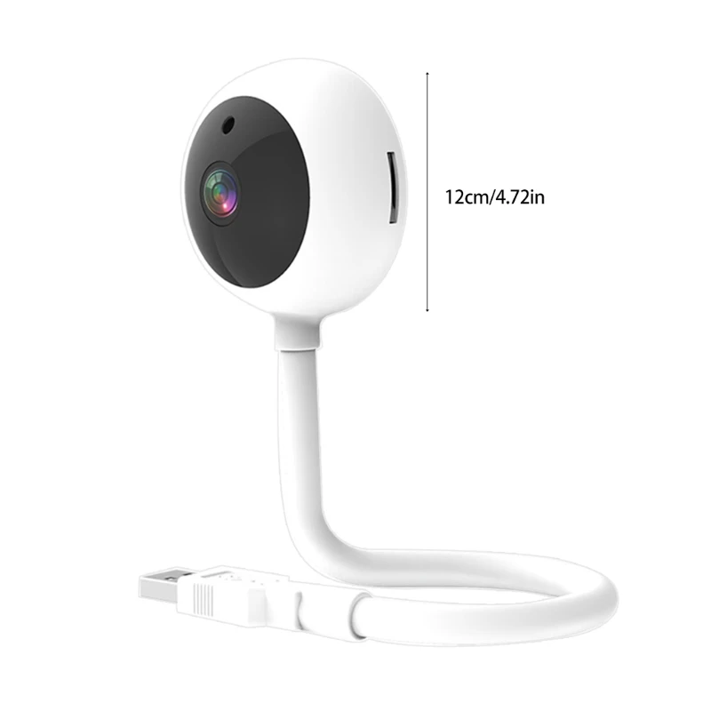 

Built-In 19 Infrared Lights Home Usb Camera Wireless Wifi Graffiti Smart 1080p Monitor 360 Degree Wide Angle Monitoring