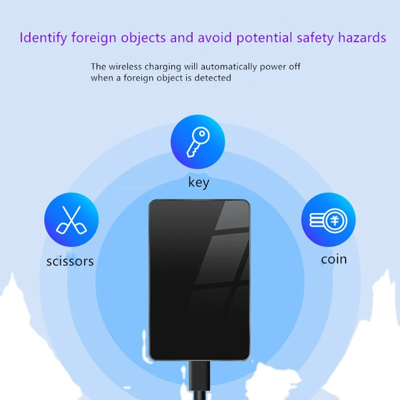 

Portable 15W Qi Wireless Charger for iPhone 12 11 Pro XR XS Max Fast Charging Phone Charger for Huawei Xiaomi 11