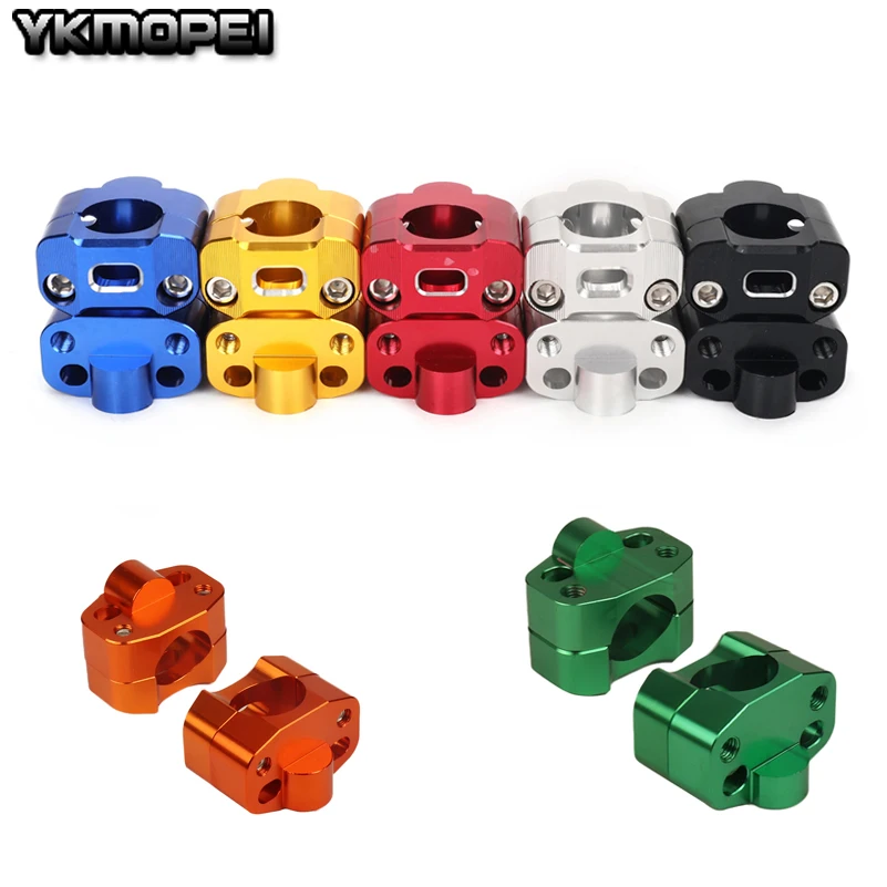 1 пара алюминиевый мотоциклетный питбайк Руль с ЧПУ толстый Адаптер для