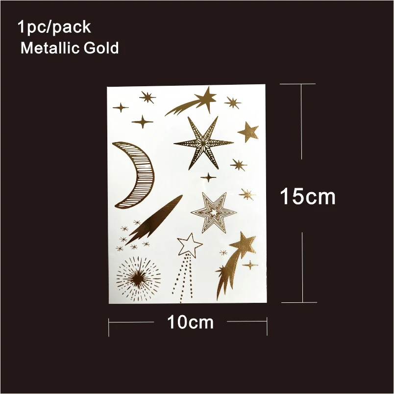 1 шт. декоративная Нетоксичная водостойкая временная татуировка с блестками |